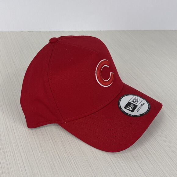 New Era 9Forty Chicago Cubs A-Frame Solid Red Adjustable Snapback Hat NEW - Picture 4 of 6